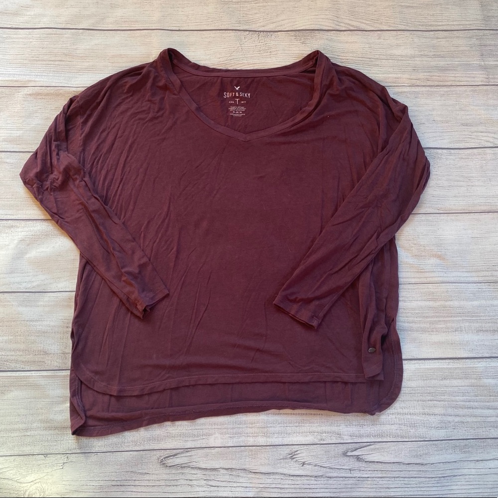American Eagle soft and sexy long sleeve tee